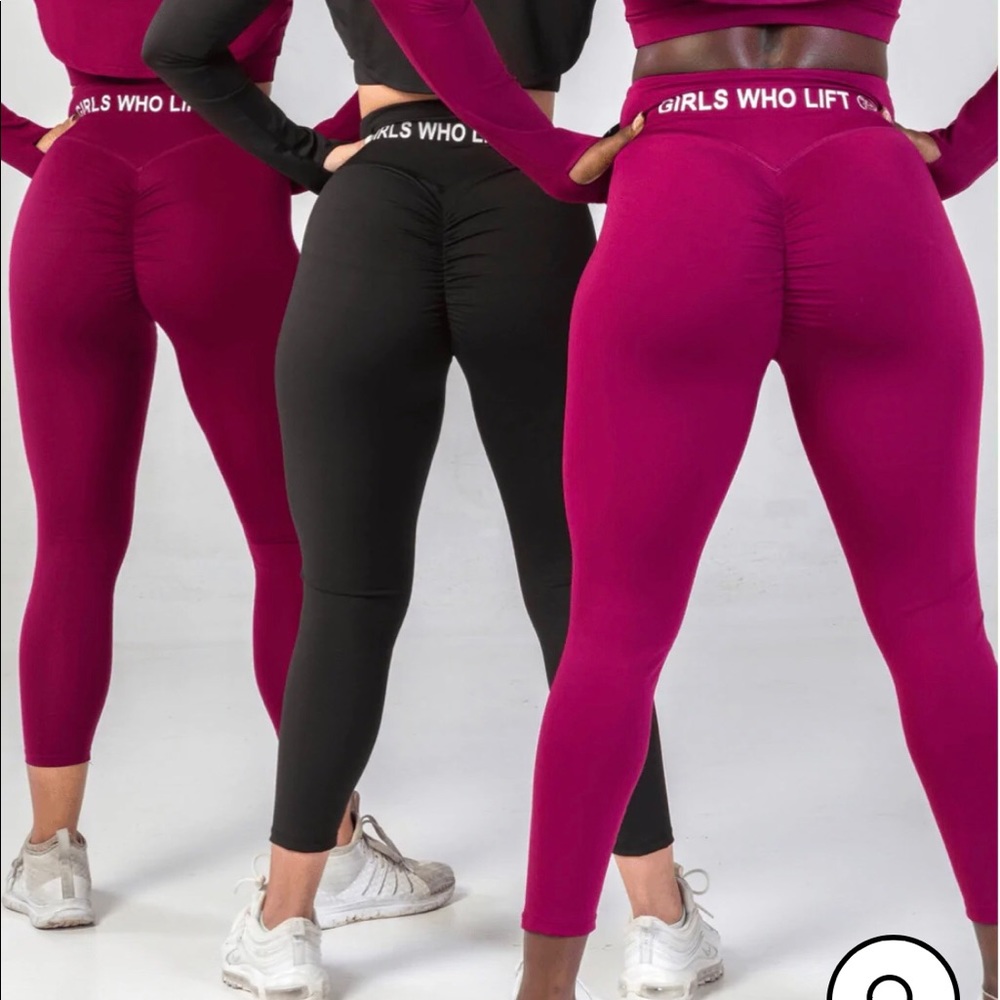 SUPERSCRUNCH™️ LUXE LEGGINGS-CRANBERRY